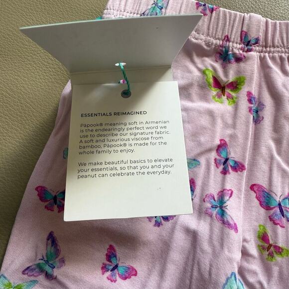 NWT - Posh Peanut - Flutterby Bike Shorts - Baby Girls - 3-6 Months - Picture 5 of 6